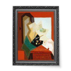 Juan Gris Okno malarza 50×70 wydruk na płótnie CANVAS