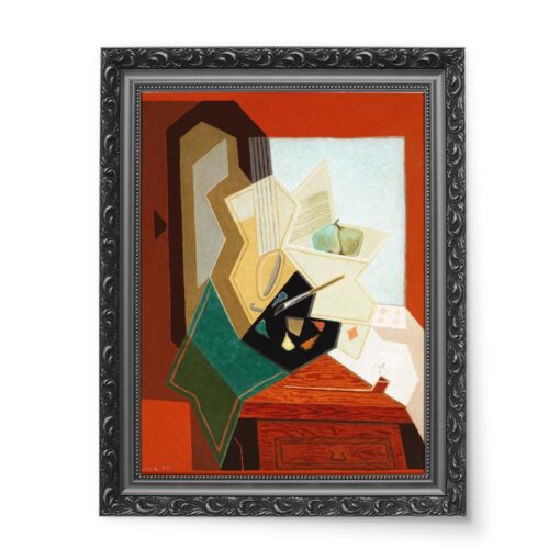 Juan Gris Okno malarza 50x70 wydruk na płótnie CANVAS