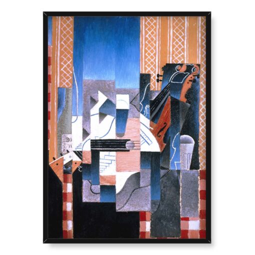 Juan Gris Skrzypce i gitara 50x70