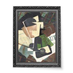 Juan Gris Szklanka i as trefl 50×70 wydruk na płótnie CANVAS