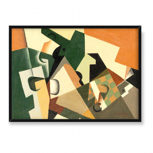 Juan Gris Szkło i szachownica 70x50