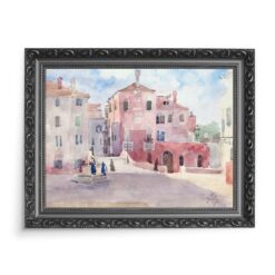 Julian Fałat Campo dei Gesuiti w Wenecji 70x50 wydruk na płótnie CANVAS