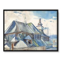 Julian Fałat Kościół w Łodygowicach 40x30