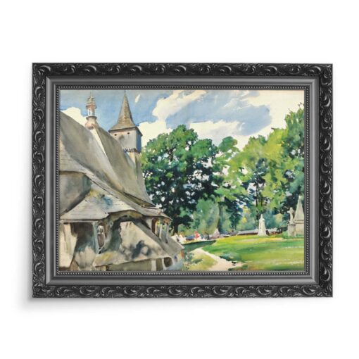 Julian Fałat Kościół w Osieku 70x50 wydruk na płótnie CANVAS