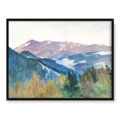 Julian Fałat Pejzaż z Semmering 40x30