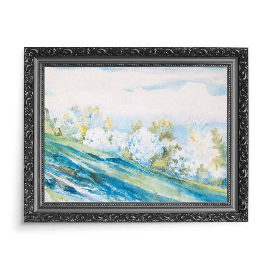 Julian Fałat Wiosna w Bystrej 70x50 wydruk na płótnie CANVAS