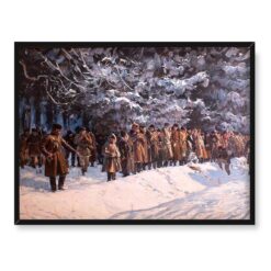 Julian Fałat Wyjazd na polowanie 40x30