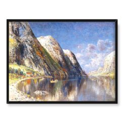 Karl Kaufmann Drontheim Fiord Norwegia 40x30