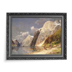 Karl Kaufmann Fiord Norwegia 2 70×50 wydruk na płótnie CANVAS