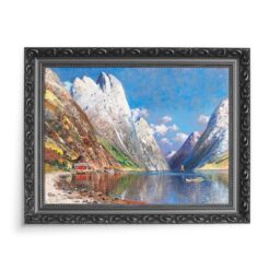 Karl Kaufmann Fiord Norwegia 3 70×50 wydruk na płótnie CANVAS