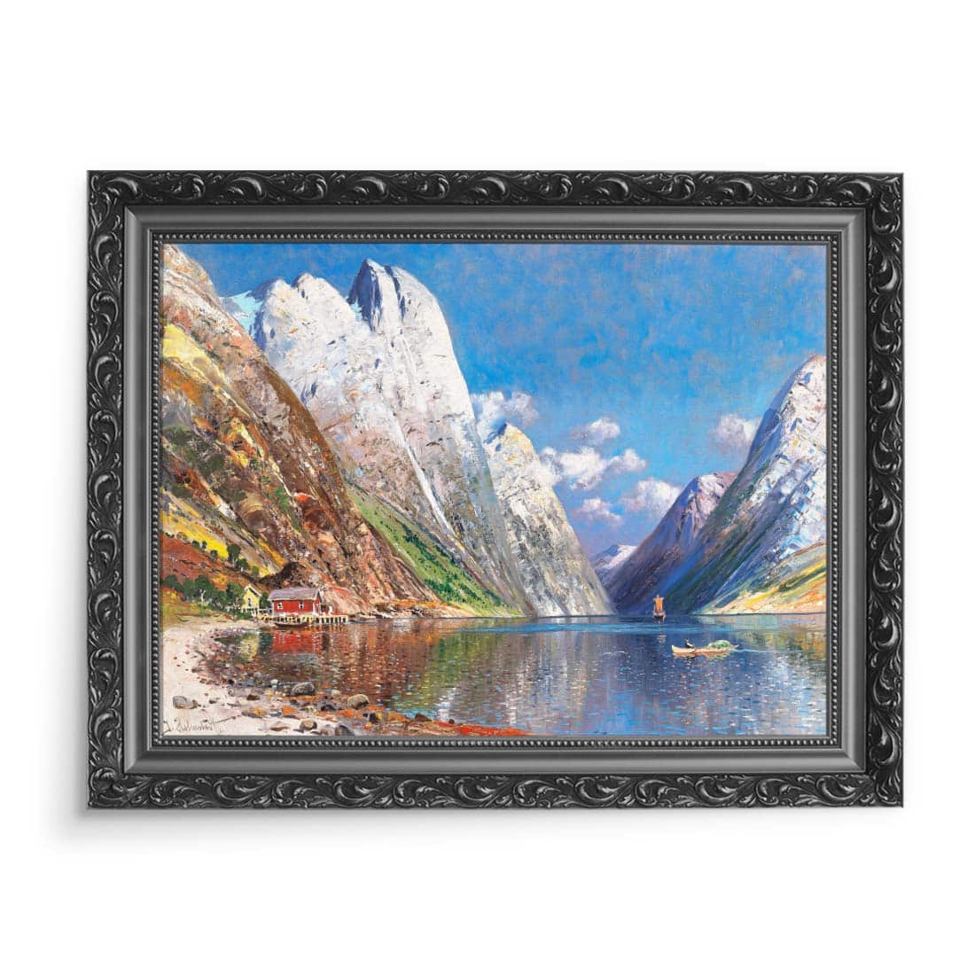 Karl Kaufmann Fiord Norwegia 3 70x50 wydruk na płótnie CANVAS