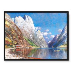 Karl Kaufmann Fiord Norwegia 40x30