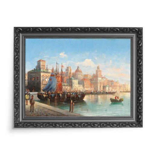 Karl Kaufmann Neapol Włochy 70x50 wydruk na płótnie CANVAS