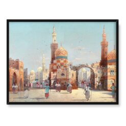 Karl Kaufmann Orientalne miasto 40x30 w RAMIE
