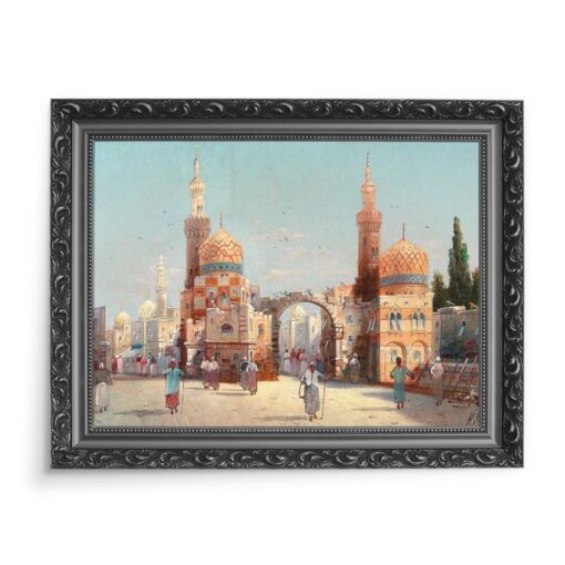 Karl Kaufmann Orientalne miasto 70x50 wydruk na płótnie CANVAS