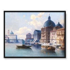 Karl Kaufmann Wenecja San Simeone 40x30 w RAMIE