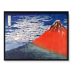 Katsushika Hokusai Czerwona Fuji 40x30