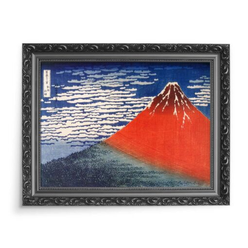 Katsushika Hokusai Czerwona Fuji 70x50 wydruk na płótnie CANVAS