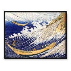 Katsushika Hokusai Fale oceanu 40x30 w RAMIE