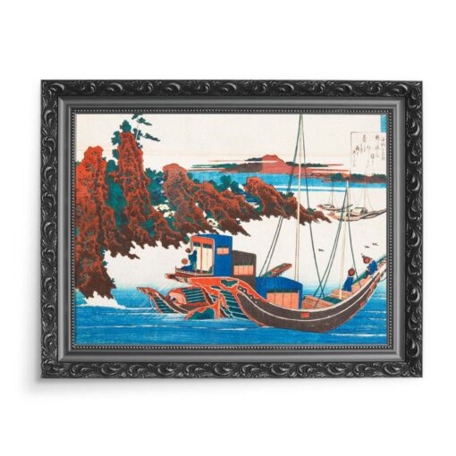 Katsushika Hokusai Poeta Chunagon Yakamochi 70x50 wydruk na płótnie CANVAS