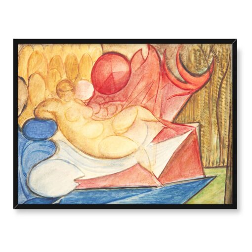 Leon Chwistek Leżący akt kobiecy 40x30