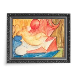 Leon Chwistek Leżący akt kobiecy 70x50 wydruk na płótnie CANVAS