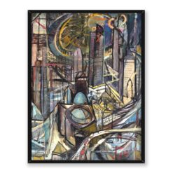 Leon Chwistek Miasto fabryczne 30x40