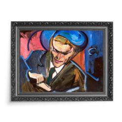 Leon Chwistek Portret Tytusa Czyżewskiego 70x50 wydruk na płótnie CANVAS