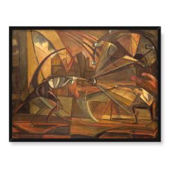 Leon Chwistek Szermierka 40x30 w RAMIE