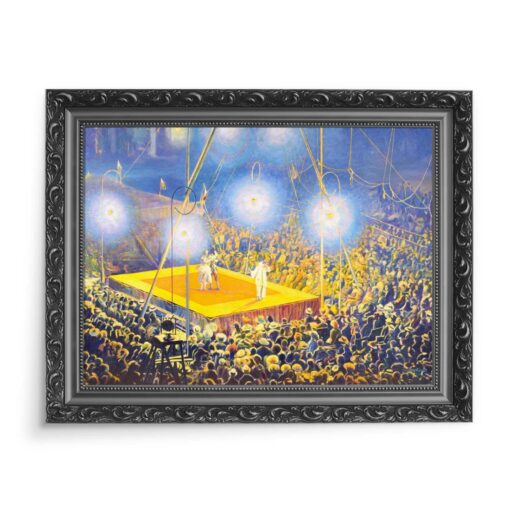 Leon Kaufmann Komedia włoska 70x50 wydruk na płótnie CANVAS