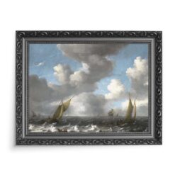 Ludolf Backhuysen Łodzie rybackie na morzu 70x50 wydruk na płótnie CANVAS