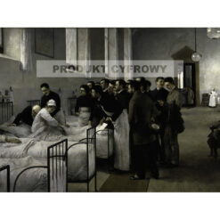 Luis Jimenez Aranda Oddział szpitalny w trakcie wizyty ordynatora — produkt cyfrowy do pobrania