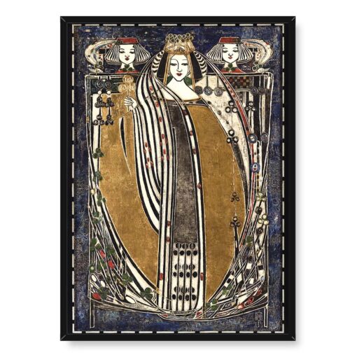 Margaret Macdonald Mackintosh Królowa 2 50x70