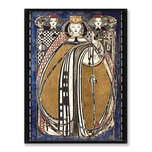 Margaret Macdonald Mackintosh Królowa 3 30x40 w RAMIE
