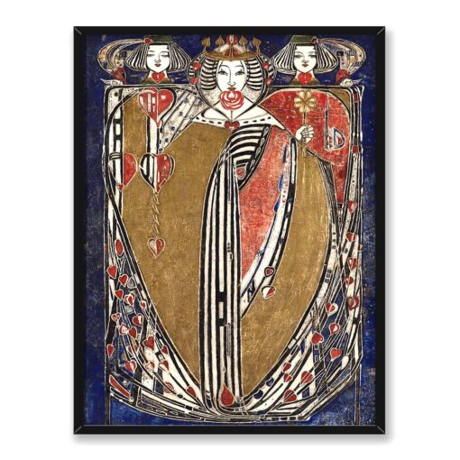 Margaret Macdonald Mackintosh Królowa 30x40 w RAMIE