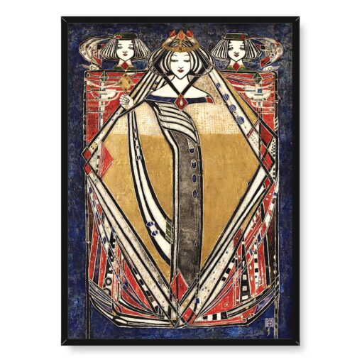 Margaret Macdonald Mackintosh Królowa 4 50x70