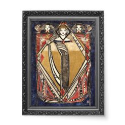 Margaret Macdonald Mackintosh Królowa 4 50×70 wydruk na płótnie CANVAS