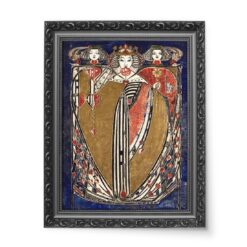 Margaret Macdonald Mackintosh Królowa 50×70 wydruk na płótnie CANVAS