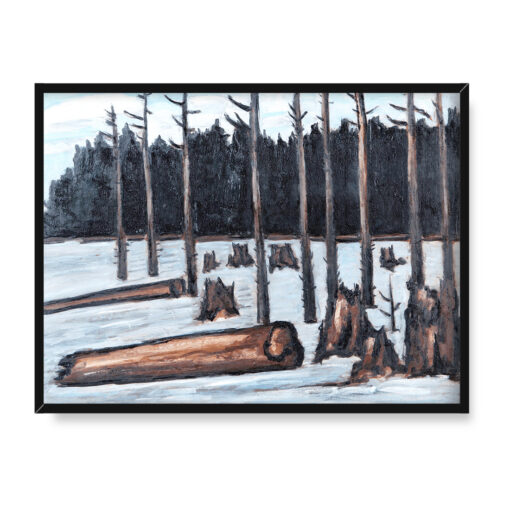 Marsden Hartley Backwaters Up Millinocket Way 40x30