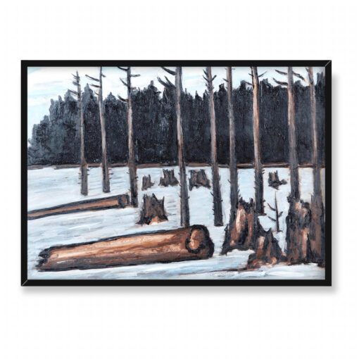 Marsden Hartley Backwaters Up Millinocket Way 70x50