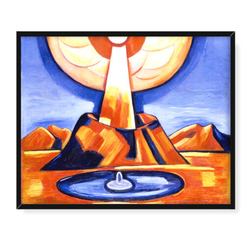 Marsden Hartley Overcaster 50x40 w RAMIE