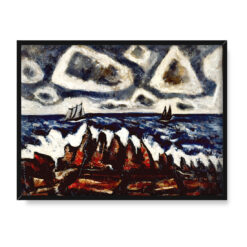Marsden Hartley Północny pejzaż morski poza brzegiem 40x30 w RAMIE