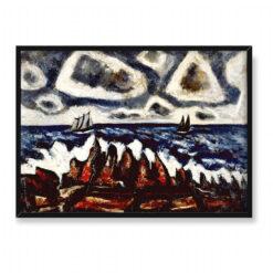 Marsden Hartley Północny pejzaż morski poza brzegiem 70×50