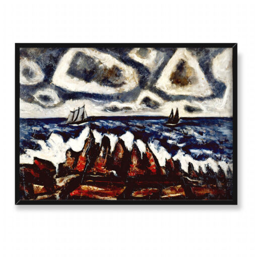 Marsden Hartley Północny pejzaż morski poza brzegiem 70x50