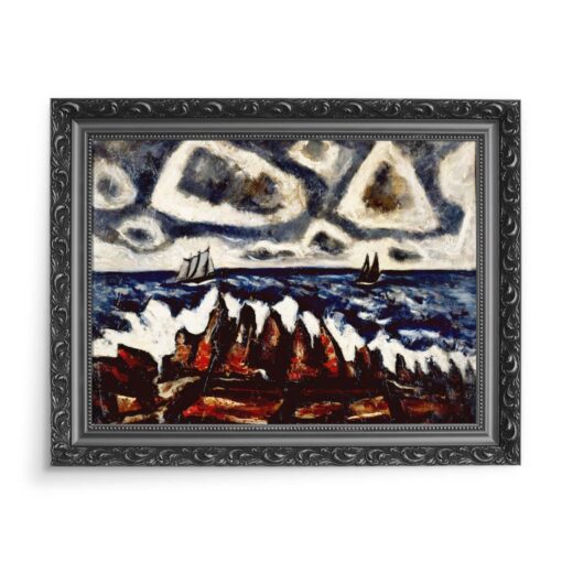 Marsden Hartley Północny pejzaż morski poza brzegiem 70x50 wydruk na płótnie CANVAS