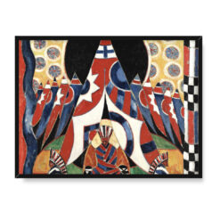 Marsden Hartley Symbole Indian amerykańskich 40x30 w RAMIE