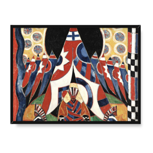 Marsden Hartley Symbole Indian amerykańskich 40x30