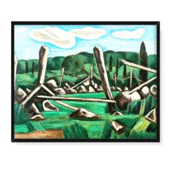 Marsden Hartley The Old Bars Dogtown 50×40