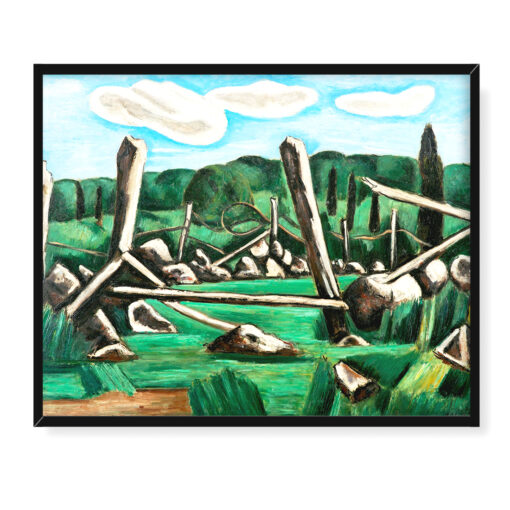 Marsden Hartley The Old Bars Dogtown 50x40 w RAMIE