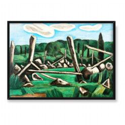 Marsden Hartley The Old Bars Dogtown 70×50